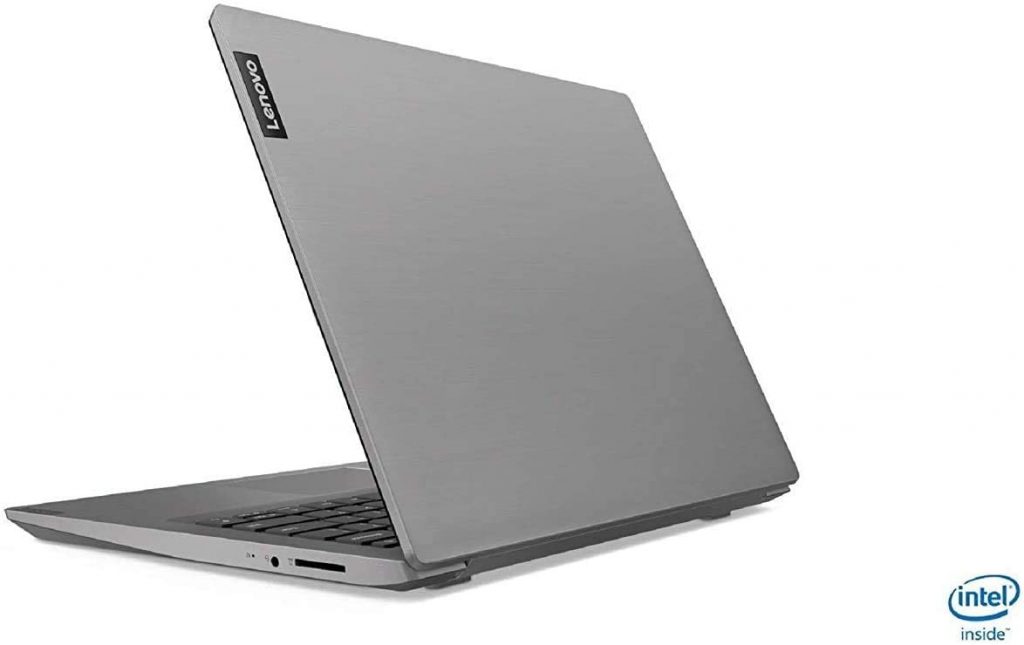 Lenovo S145-15AST trasera gris plata plateado