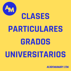 Clases Particulares - Grados Universitarios